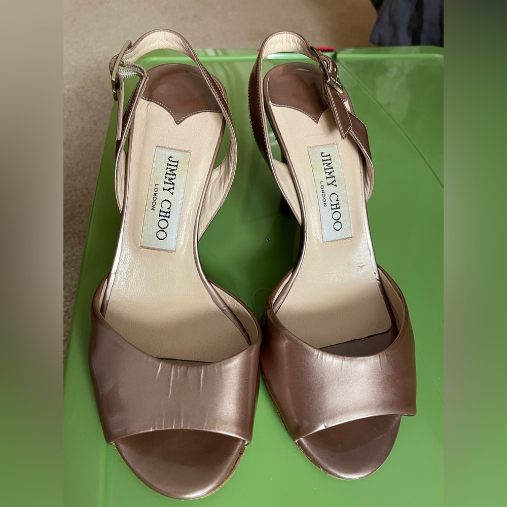 Jimmy Choo Champagne Heels